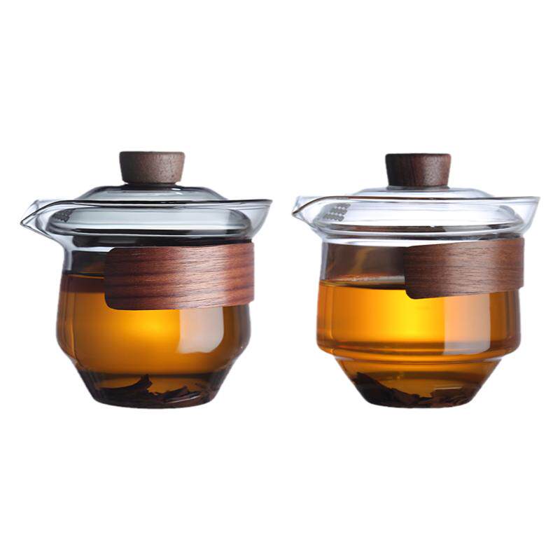 耐高温手抓盖碗纯手工制作茶具