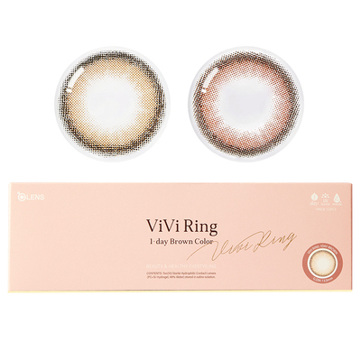 【胡可直播间】OLENS viviring小鹿棕小直径美瞳合集日抛20片