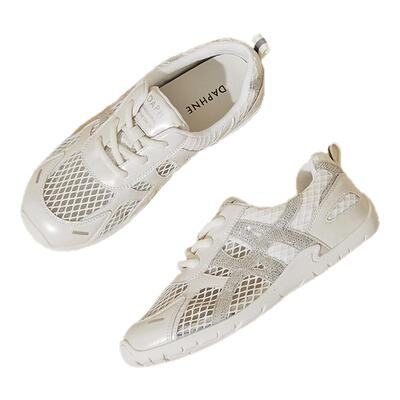 达芙妮2025新款时尚网面德训鞋