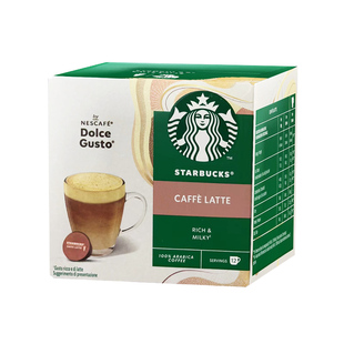 Starbucks星巴克胶囊咖啡兼容雀巢DOLCE GUSTO奶香咖啡拿铁12颗