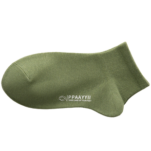 袜子男款纯棉纱线春秋短袜抗菌防臭吸汗短筒袜透气低帮男士运动袜