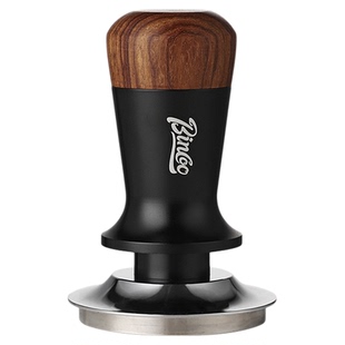 Bincoo意式咖啡恒力压粉器胡桃木压粉锤咖啡机布粉器套装51/58mm