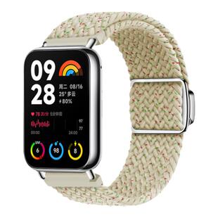 适用小米9pro手环新款8pro磁吸滑扣编织表带redmi6红米watch4/5运动八代智能手表男生腕带女生表链非原装配件