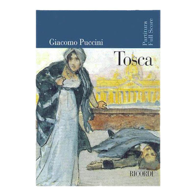 普契尼 歌剧 托斯卡 乐队总谱 意大利 Ricordi 原版乐谱书 Giacomo Puccini Tosca full Score PR1352/HL50483663