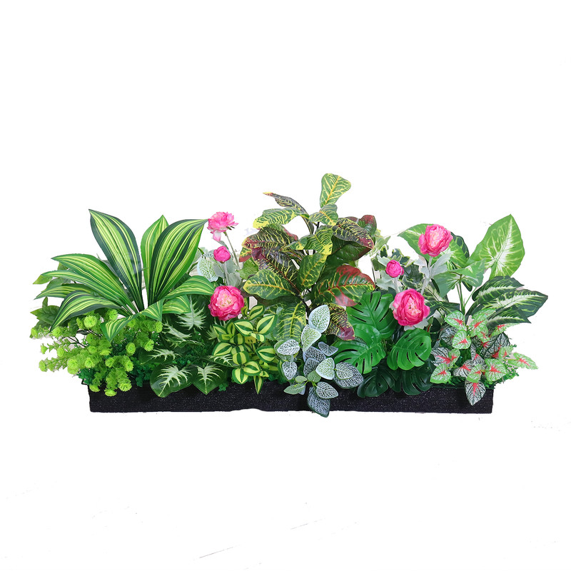 仿真绿植花箱造景隔断仿生假植物