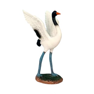 仙鹤摆件微型景观吸水石假山盆景仿真小鸟造景配件雄鹰蝴蝶饰品