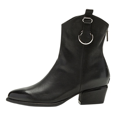 玖熙绒里时装靴女短靴