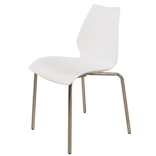 会展白色塑料椅展会接待洽谈椅会客葫芦椅会议培训椅餐饮靠背椅子