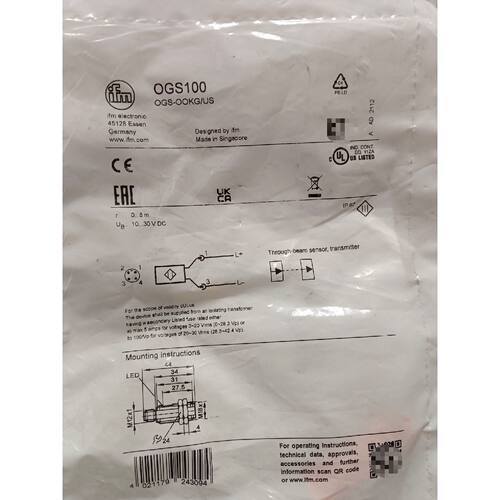 询价易福门  ifm    OGS100  1个