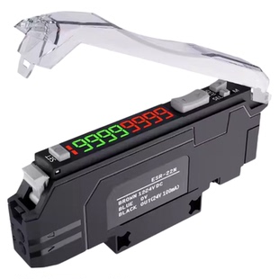 双数显光纤放大器光纤传感器高速精准定位对射漫反射光电开关感应