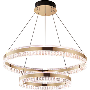 欧普照明/水晶之恋/现代环形吊灯智能高显色RA95客卧餐厅套餐T