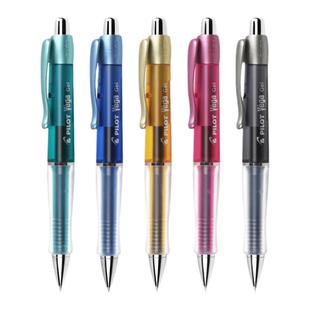 百乐PILOT水笔415Vega软握胶防疲劳按动中性笔0.5黑色官网