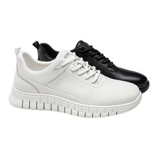 奥康 男鞋2025春季运动皮鞋真皮时尚轻便日常百搭休闲鞋