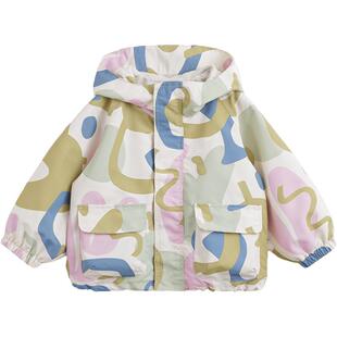 马克珍妮户外三防红色外套春款儿童夹克三合一男女宝宝防风240317