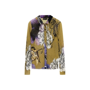 Desigual【Lacroix联名】联名压褶花卉印花女士衬衫