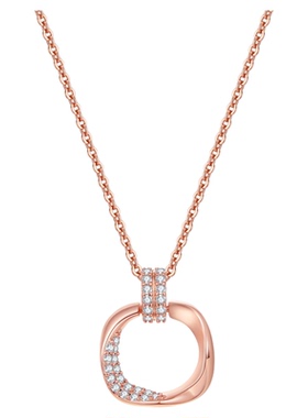 JAY精致百搭玫瑰金项链礼物