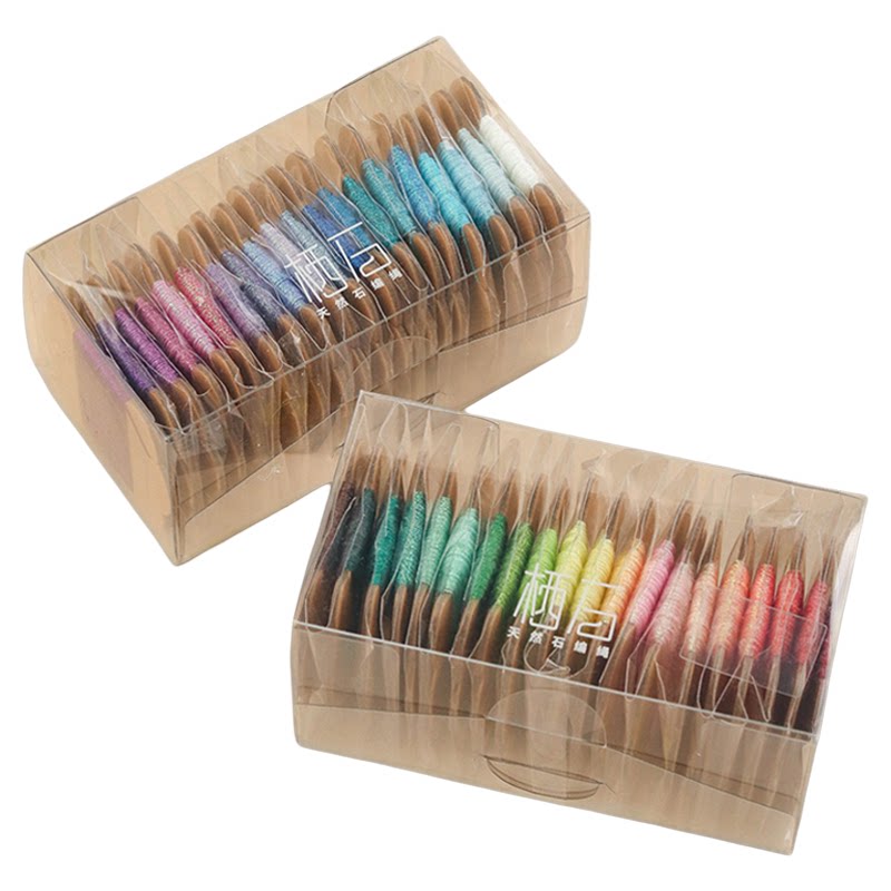 栖石0.35mm彩金蜡线mini装高端定制编绳材料手工扁蜡线编织线