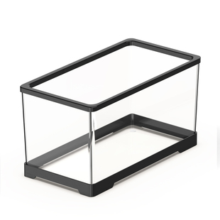 乌龟饲养缸造景带爬台塑料亚克力生态桌面晒台客厅小鱼缸家用龟缸