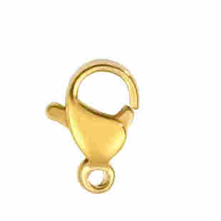 真空全金不锈钢龙虾扣保色diy手链项链扣收尾连接扣串珠发簪配件