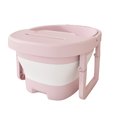 加厚带按摩足浴桶带盖子提手