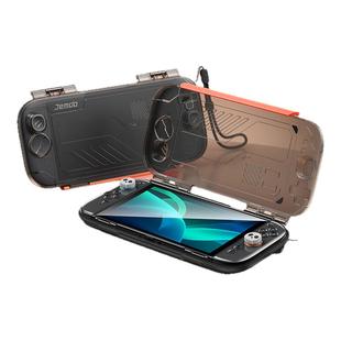 锦读Jemdo适用任天堂switch2收纳盒ns2代保护套游戏机一体式壳主机手柄握把全包翻盖外壳收纳包透明硬壳配件