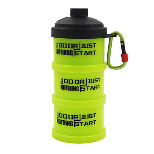 MJ正品 TAKE BOX PRO蛋白粉盒便携式漏斗补剂健身分粉分装罐