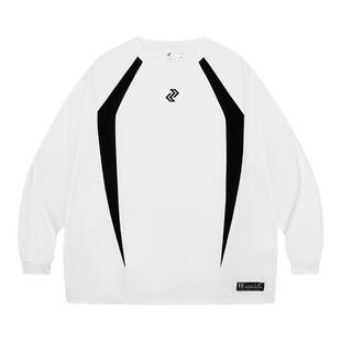 左右力量投篮服速干长袖春秋运动美式宽松篮球健身 剑齿虎训练服