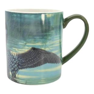 外贸精品LANG马克杯 标准美式马克彩绘 北欧灰雁咖啡杯 随手杯