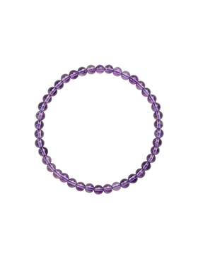 女款单圈紫水晶手串紫罗兰色水晶