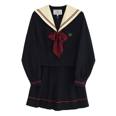 月野家落枫中秋冬氛围感JK制服