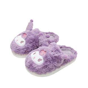 优调儿童三丽鸥厚底保暖冬季卡通可爱棉拖鞋女孩防滑室内家居亲子