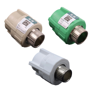 ppr水管配件接头4分20直接弯头三通6分25内丝外丝热水器ppr活接头