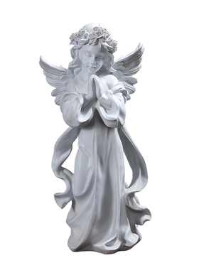 少女天使钥匙托盘桌面装饰摆件