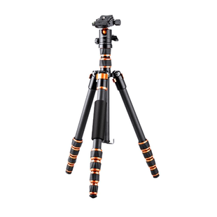 KFCONCEPT卓尔碳纤维三脚架相机支架三角架便携单反云台脚架微单支架户外旅行手机直播摄影摄像照相机独脚架