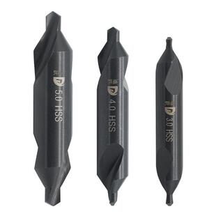 迪跃含钴A型中心钻 不锈钢中心孔钻头 白钢车床定位定点钻1-6mm