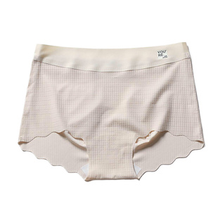 夏清凉冰丝小平角防走光2合1女安全内裤隐形无痕加长裆纯棉7A棉质