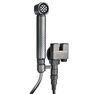 潜水艇枪灰冲洗喷枪马桶伴侣卫生间一进二出角阀水龙头家用妇洗器