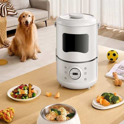 宠物辅食机小型全自动蒸煮搅打一体式宠物料理机猫狗干湿粮鲜食机