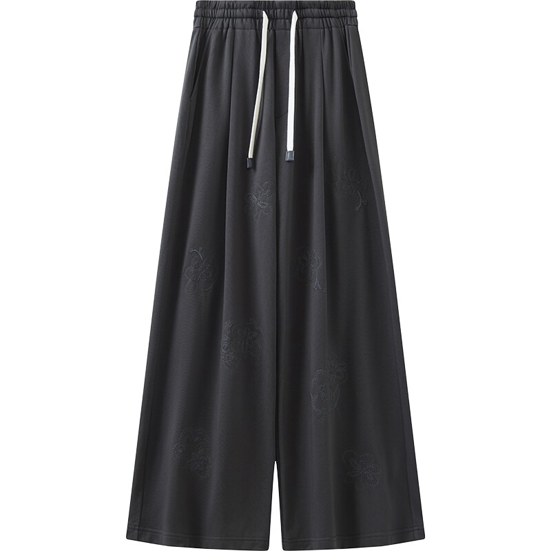 【商场同款】播26春秋新品宽松休闲垂感阔腿裤慵懒长裤BDT1KD1209