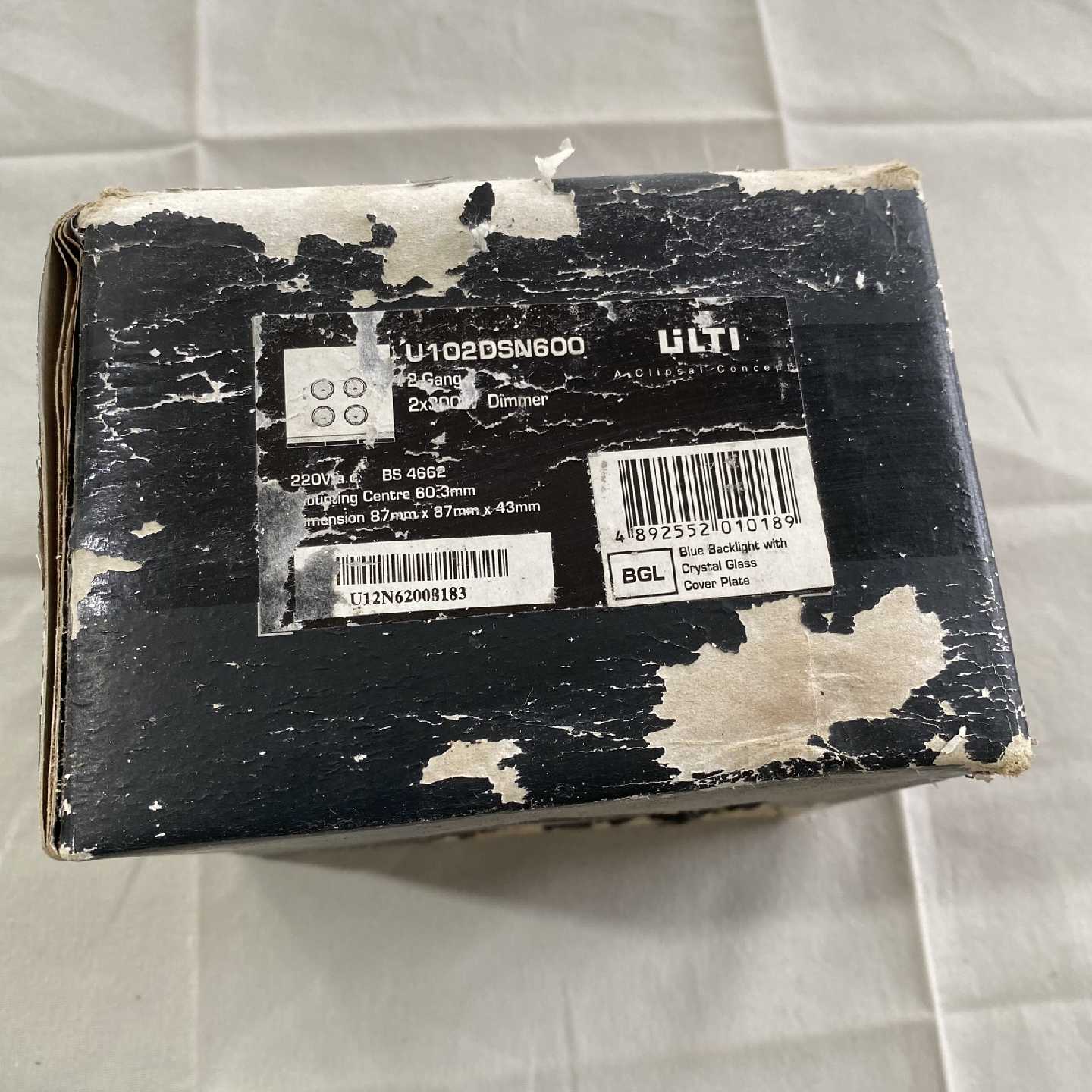 议价施耐德奇胜全新可编程开关面板ULTI U102DSN600 玻璃BGL