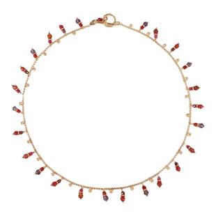 【明星同款】GASBIJOUX珈思项链女款小米珠锁骨链配饰高级毛衣链