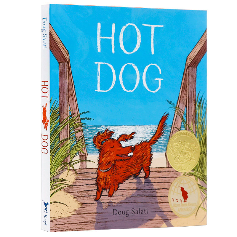 不知所措的小狗 热狗 英文原版 Hot Dog Caldecott Medal 精装儿童绘本 2023凯迪克金奖 儿童启蒙认知图画故事书 Doug Salati