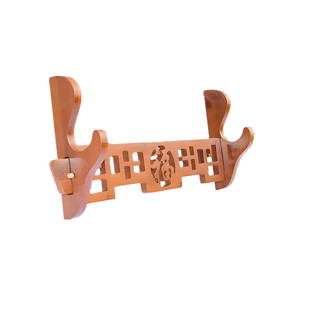 龙泉镇宅宝剑架子多层楠竹剑架剑托挂墙式刀剑架子笛子架箫巴乌架