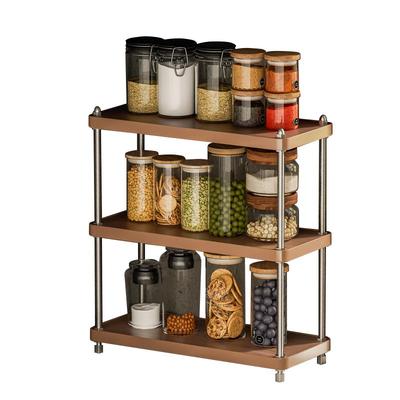 【自由调节层高】厨房diy置物架