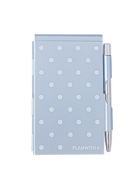 Planwith金属波点便签本轻薄