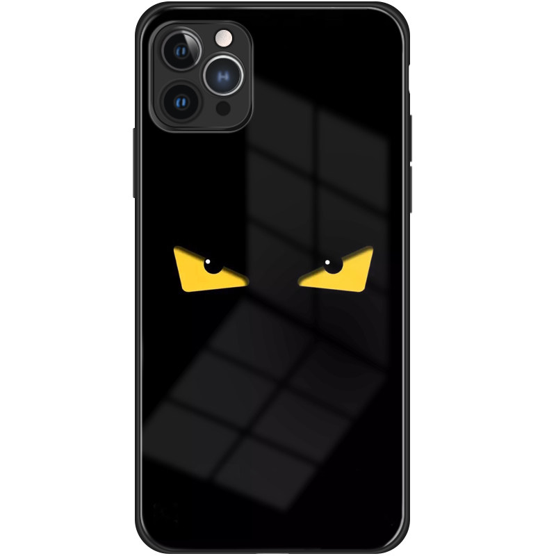 潮牌iPhone17Air手机壳小怪兽17promax玻璃16pro个性15简约14/13情侣款12小恶魔XR适用华为p