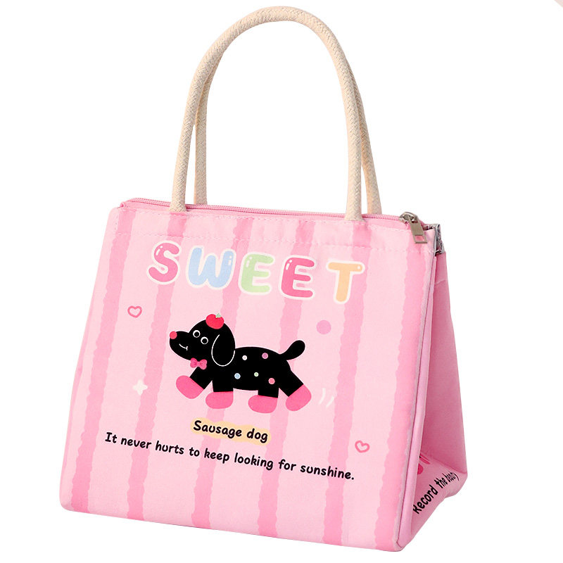 便携保温饭盒袋手提学生上班族高颜值大容量加厚铝箔午餐盒便当包