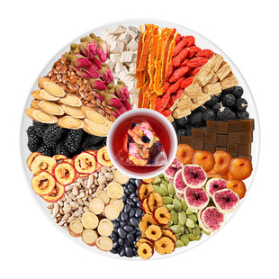 亚麻籽桑葚无花果茶养雌茶雌激素补充黄体酮降雄茶种子循环