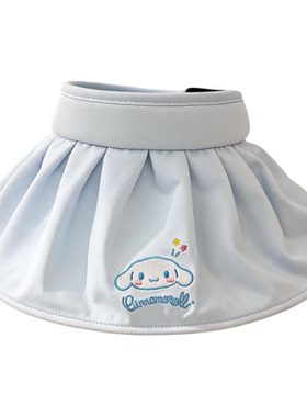 大耳狗女生防晒空顶帽贝壳帽