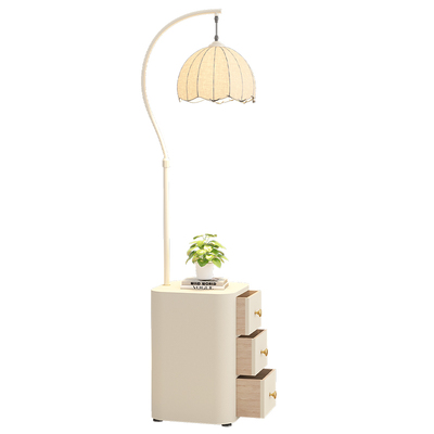 极有家品质工厂高级感床头柜带灯